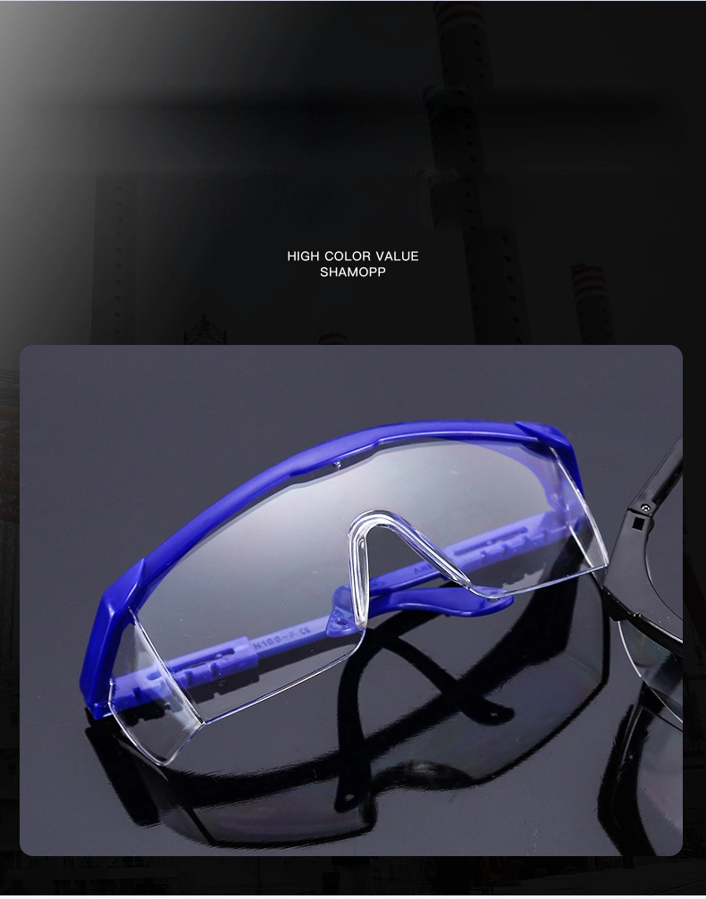 Anti-Impact Telescopic Leg Protective Glasses Welding Glasses Anti-Splash Acid-Base Goggles