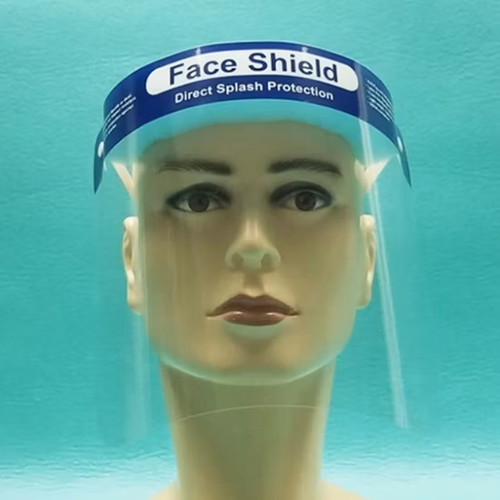 Medical Face shield with splash resistant