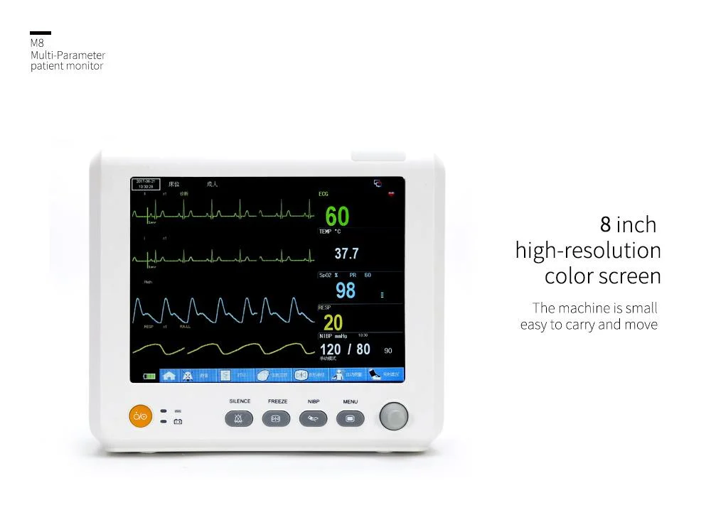 ICU Ambulance Ward Available Monitor ECG SpO2 Temp Mods Monitoring Patient Monitor