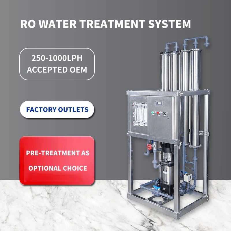 Industrial Reverse Osmosis 200lph to 1000lph RO Purifier Water Treatment Equipment