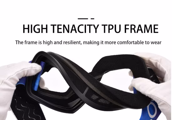 Óculos de esqui de proteção personalizados para esportes de inverno por atacado para esqui neve snowboard