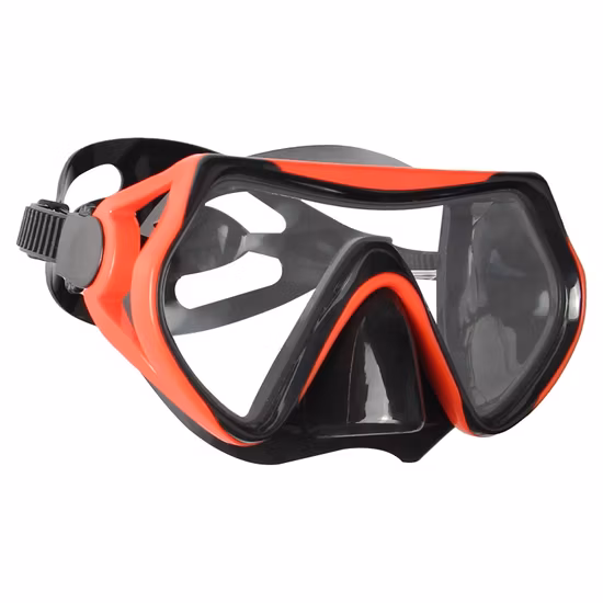 Máscara de mergulho com snorkel, equipamento de mergulho autônomo Easy Breath com bocal de silicone e alça ajustável fácil