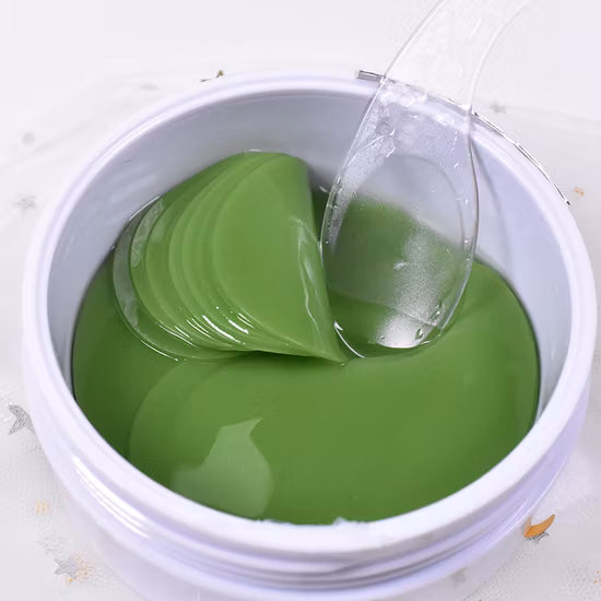 Cuidados com a pele remover olheiras algas todo natural colágeno frio hidratante máscara para os olhos almofadas de gel hidrogel erva sob os olhos patches 30 pares/frasco