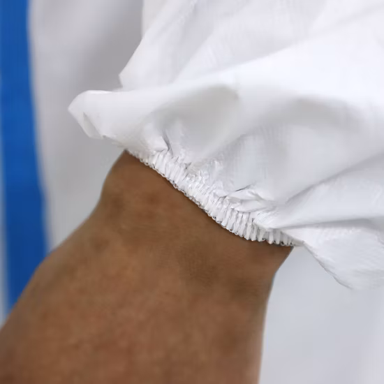 Macacão à prova d'água protetor descartável isolamento batas roupas protetoras para visitantes