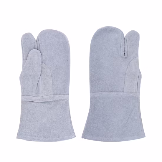 Resistência à perfuração Fundições de aço Pele de cabra Couro de pele de cabra Arco TIG Luva de soldagem