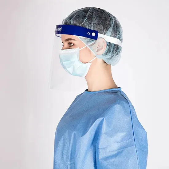 Venda imperdível protetor facial descartável odontológico com esponja/protetor facial de máscara dental